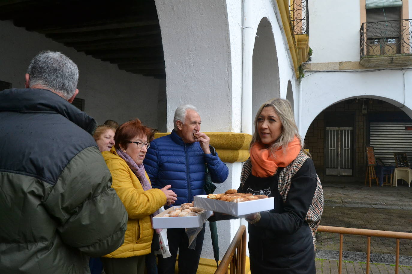 La lluvia no desluce la tradición matancera de Ciudad Rodrigo