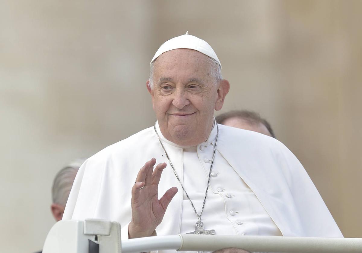 El Papa, en un acto.