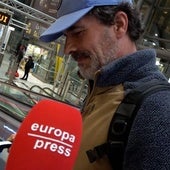 Rodolfo Sancho, ante el micrófono de Europa Press.
