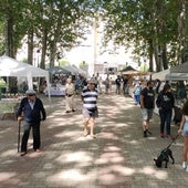 Imagen de uno de los mercados celebrados en el parque municipal.