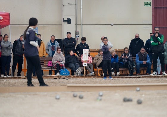 Finales del campeonato de España de petanca en el recinto ferial de la Diputación de Salamanca.