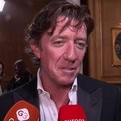Colate, ante los medios de comunicación.