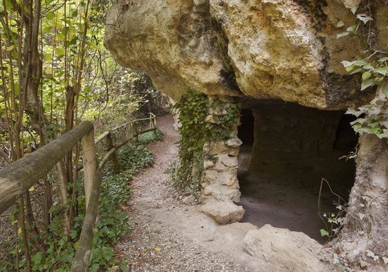 Exterior del espacio natural adyacente a las cuevas.
