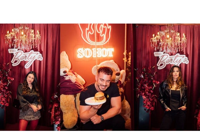 Influencers, en el evento de la Nueva Carta de Berty's Burger.