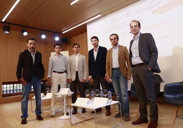 Moisés Fraile, Marco Pérez, Ismael Martín, José Enrique Fraile, Damián Castaño y Javier Lorenzo.