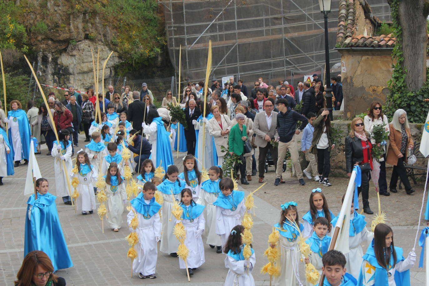 Tensión y sacrificio demuestran la devoción por La Borriquilla de Ciudad Rodrigo