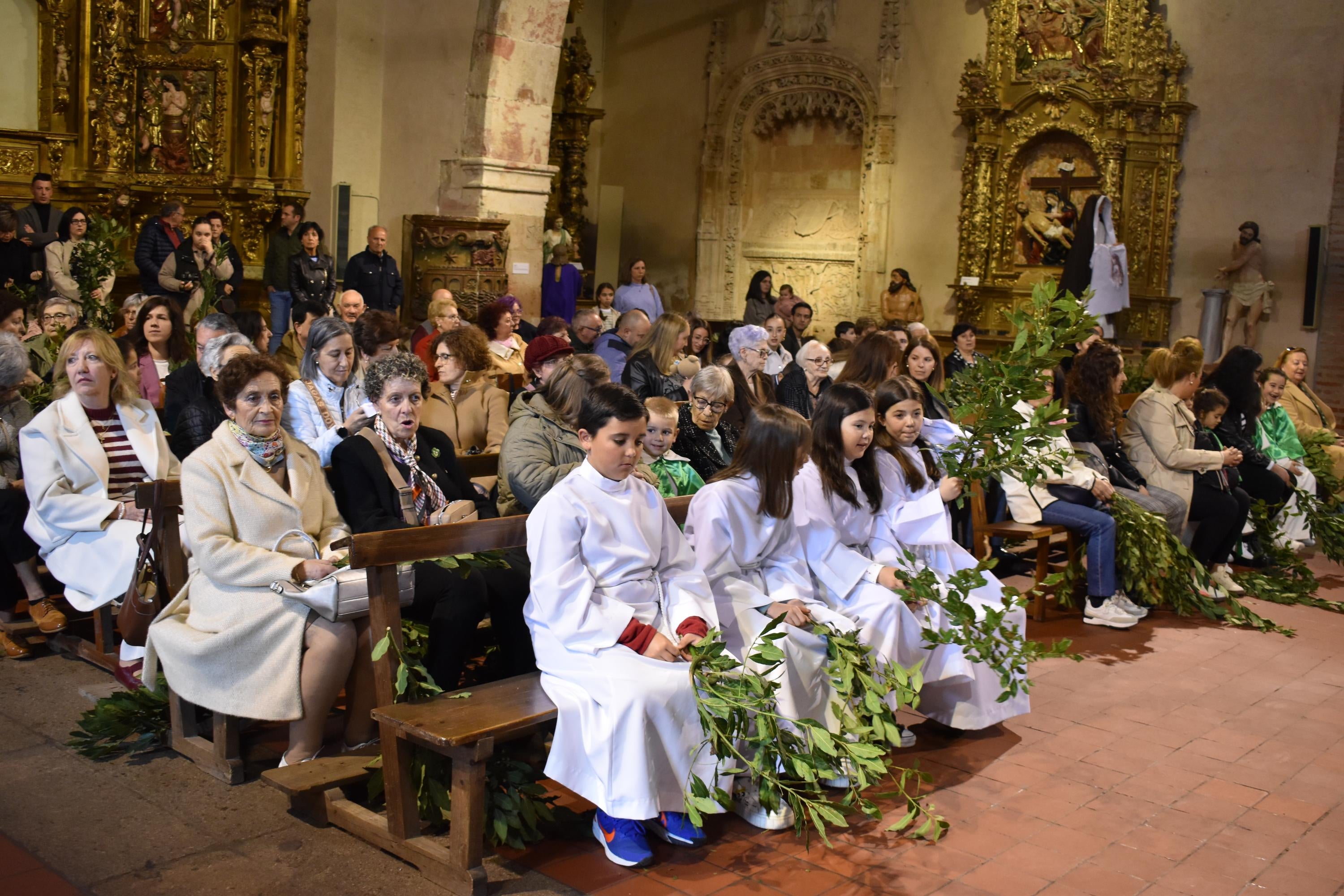 Los niños de Alba de Tormes protagonizan el Domingo de Ramos
