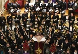 Así interpreta La Expiración 'Alma Mater', la agrupación que acompaña el Domingo de Ramos a Jesús Despojado