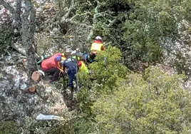 Imagen del rescate en Ciruelos de Cervera.