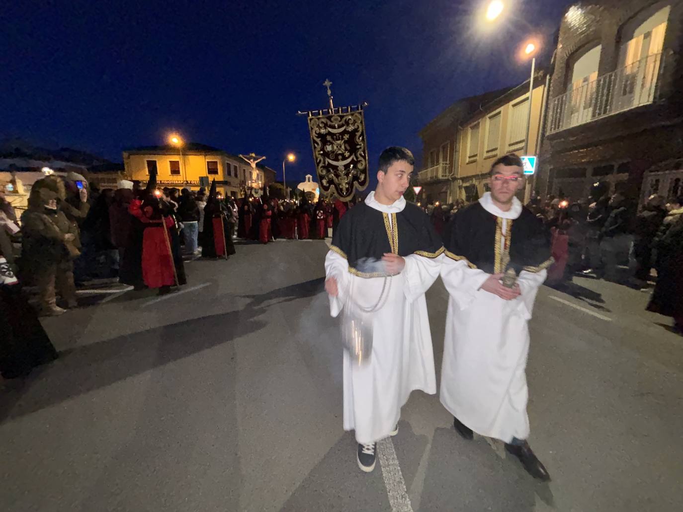 Solemne traslado del Santo Cristo del Humilladero y de Nuestra Señora de las Lágrimas en Peñaranda