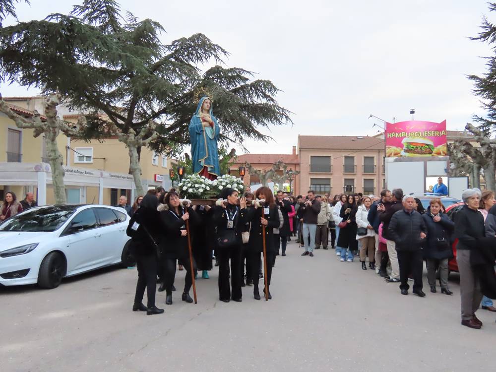 El flagelado del siglo XVI protagoniza la procesión del Jueves Santo en Cantalapiedra