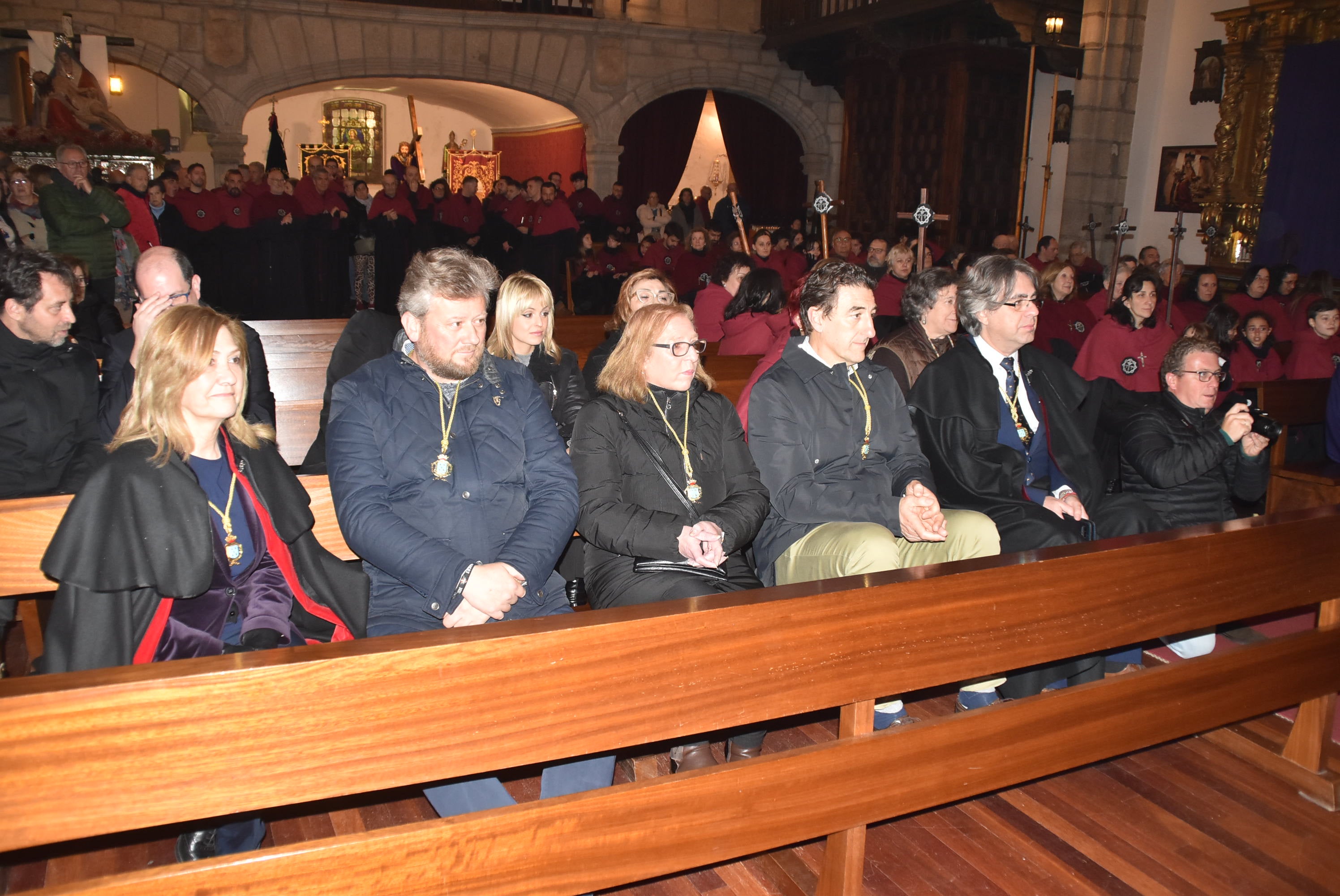 La lluvia acorta la procesión de la Virgen de las Angustias en Béjar