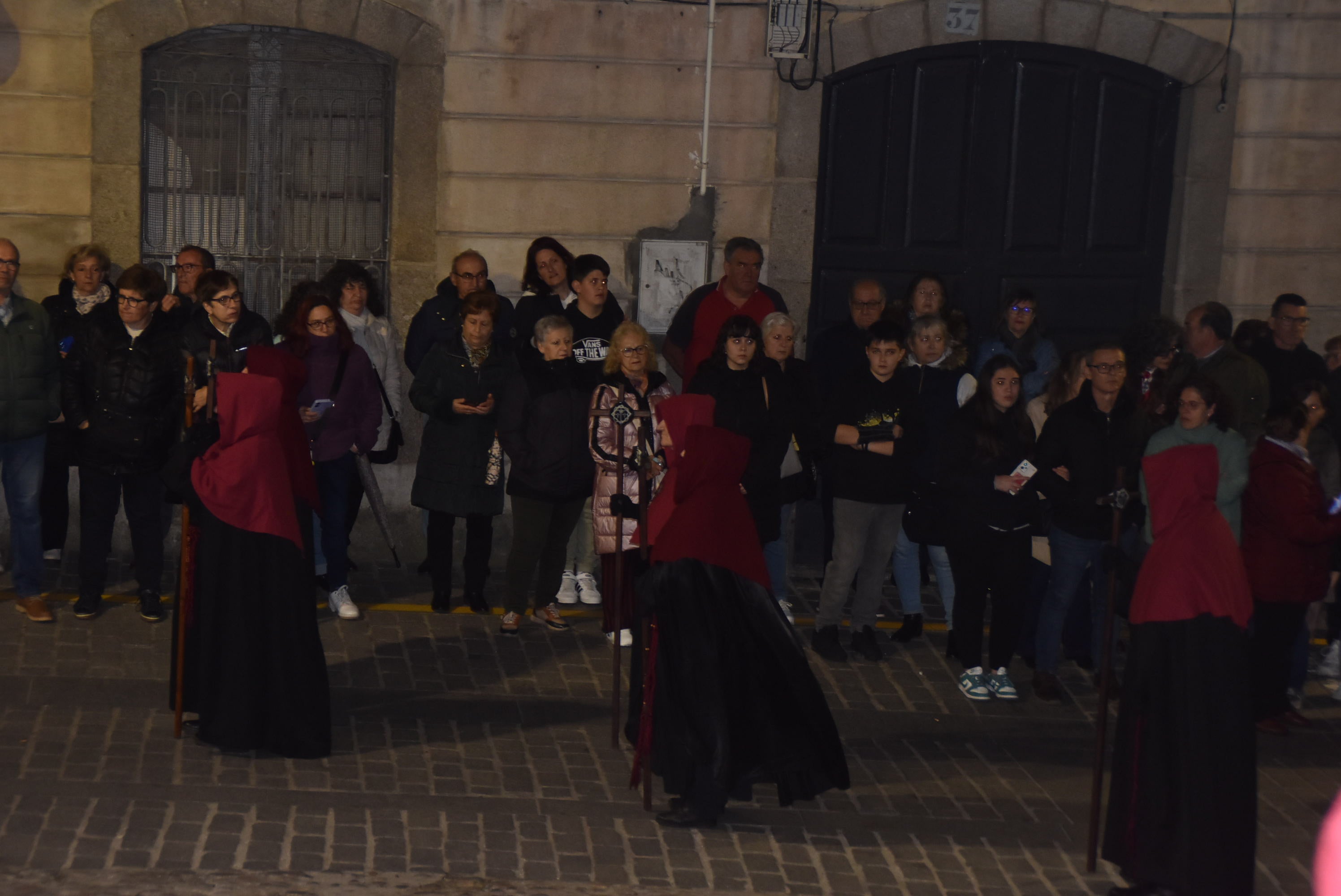 La lluvia acorta la procesión de la Virgen de las Angustias en Béjar
