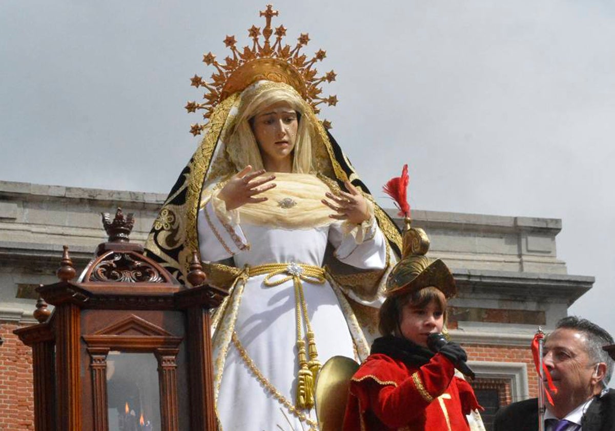 Emocionante procesión del Resucitado en Peñaranda