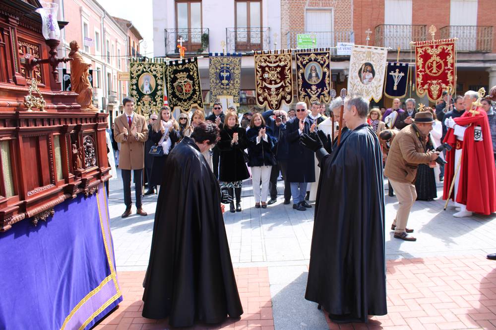Emocionante procesión del Resucitado en Peñaranda