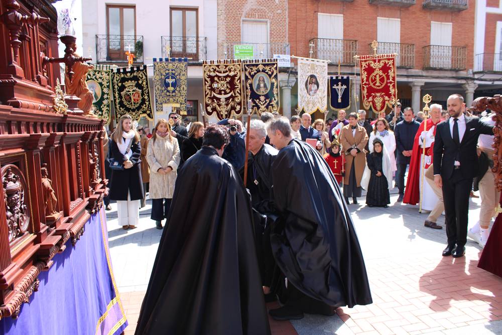 Emocionante procesión del Resucitado en Peñaranda