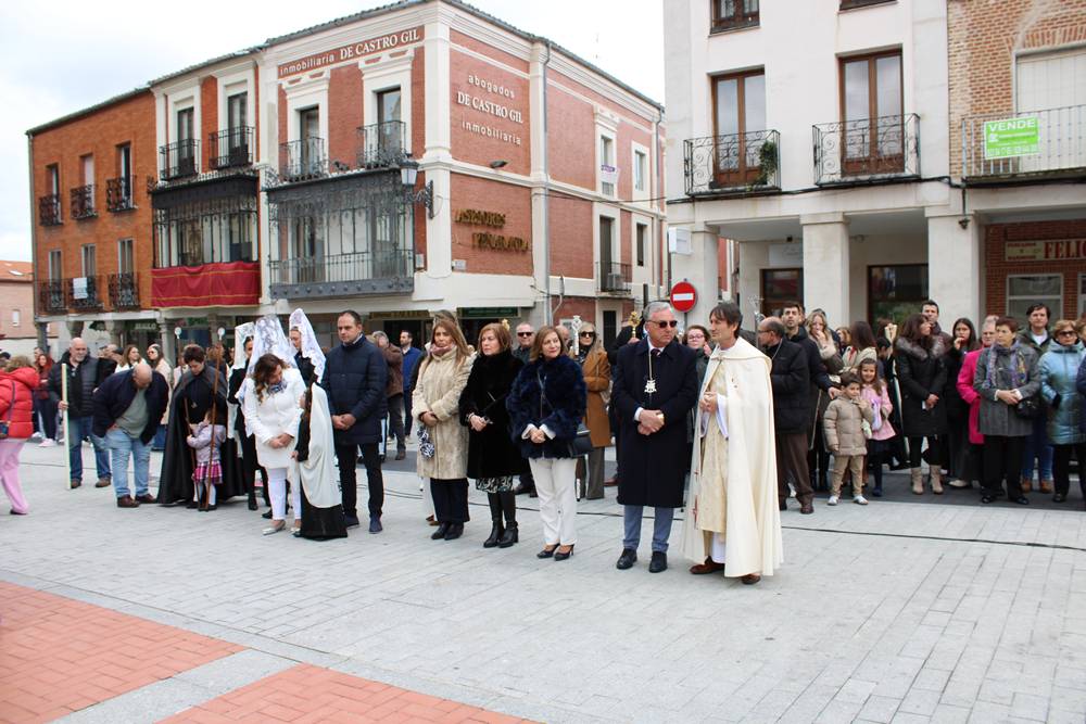 Emocionante procesión del Resucitado en Peñaranda