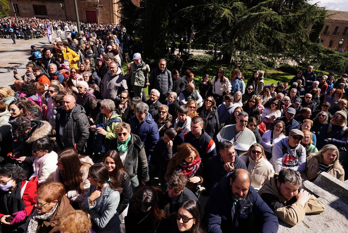 La procesión del Encuentro, en imágenes