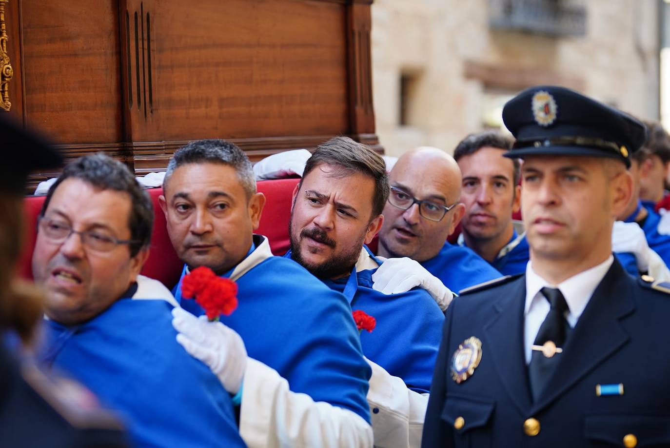 La procesión del Encuentro, en imágenes