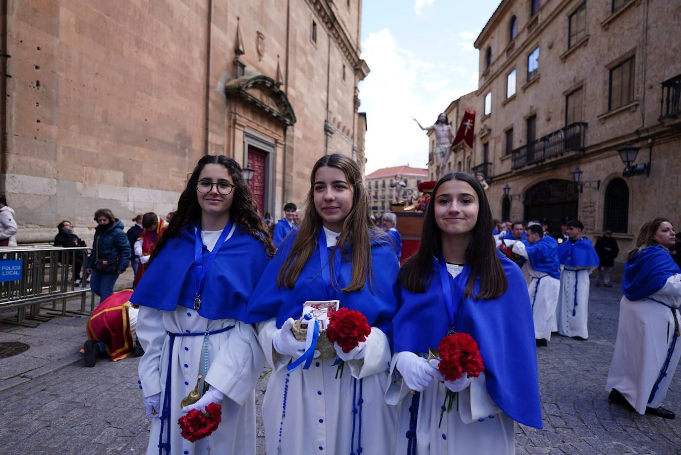 La procesión del Encuentro, en imágenes