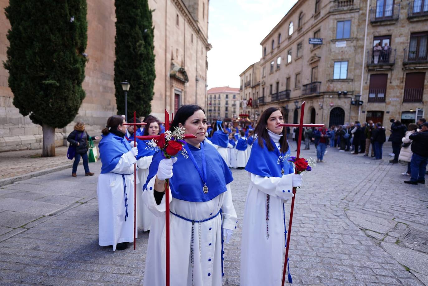 La procesión del Encuentro, en imágenes