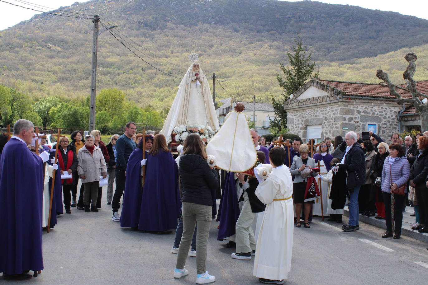 Sanchotello celebra el encuentro de Jesús con su madre