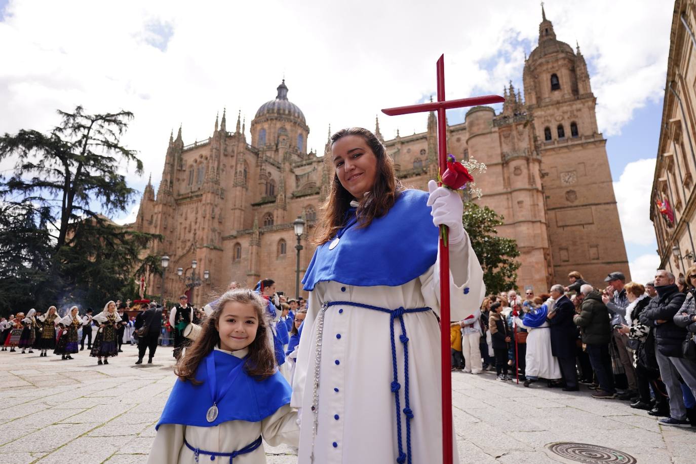 La procesión del Encuentro, en imágenes