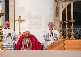 El papa Francisco, durante una celebración litúrgica.