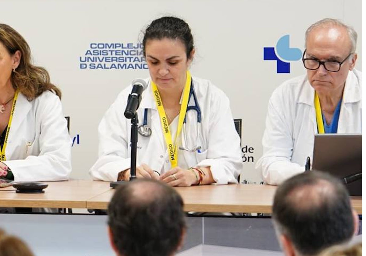 La neumóloga del Hospital de Salamanca Virginia Pérez.
