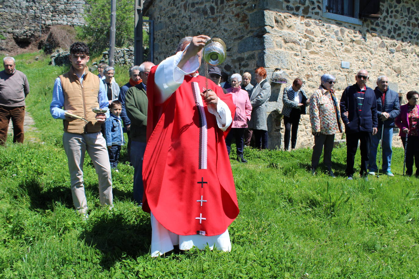San Jorge bendice los campos del Alagón