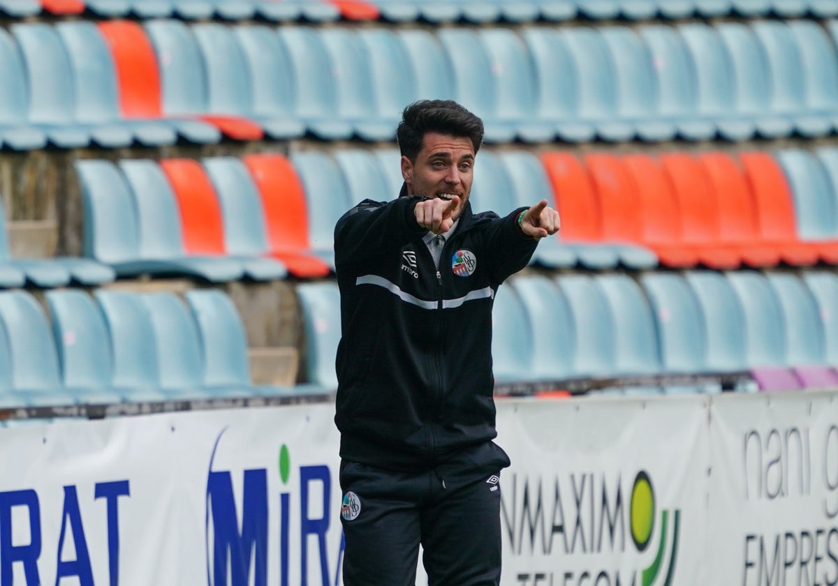 Jorge García, en el estadio Helmántico.
