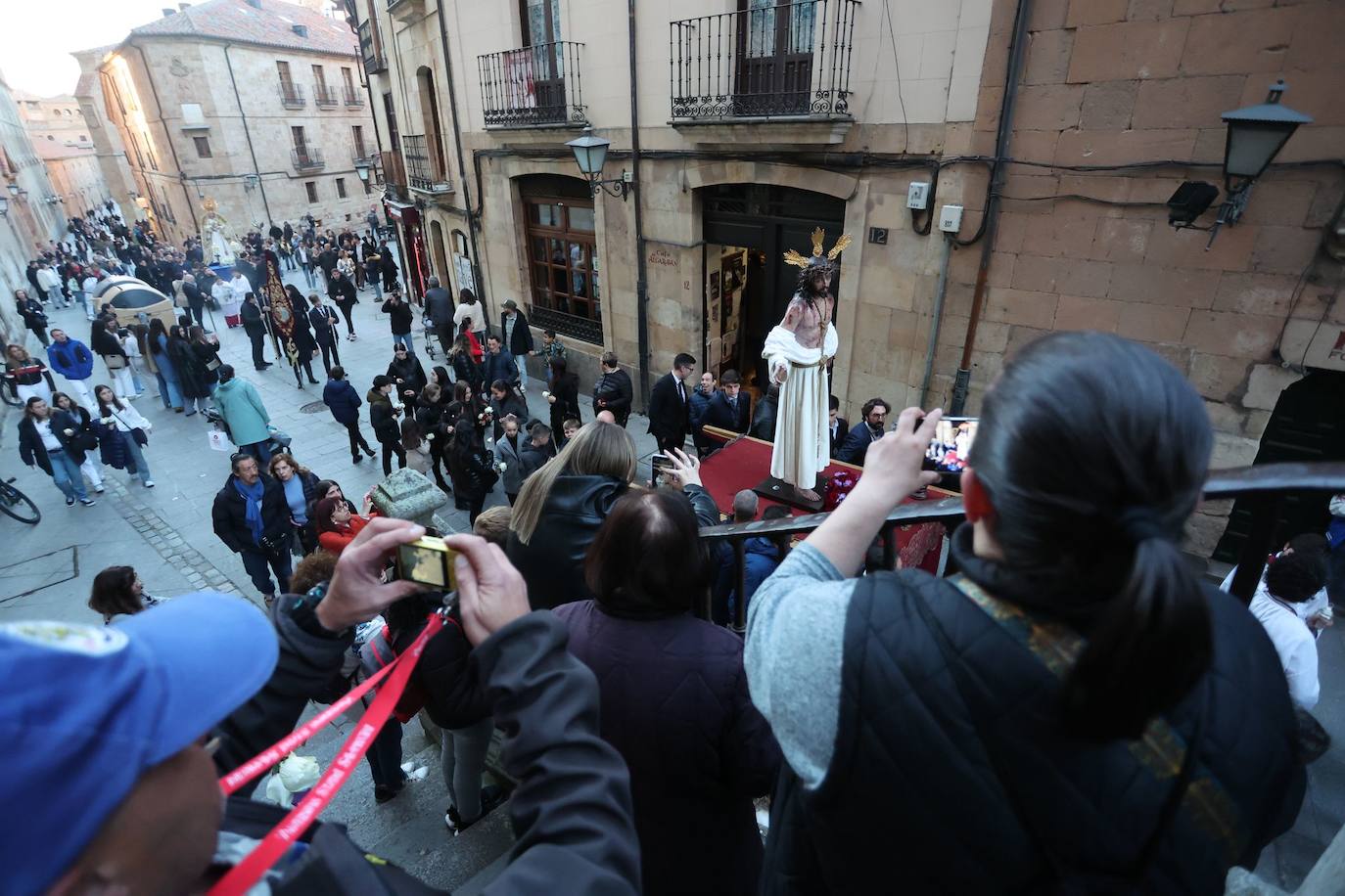 Así fue el traslado de Jesús Despojado y Caridad a la iglesia de San Sebastián