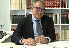 Leopoldo Martínez de Salinas, decano del Colegio Notarial de Castilla y León.