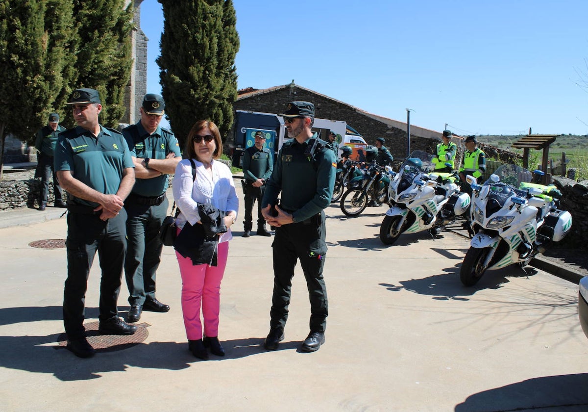 Despliegue de medios de la Guardia Civil en Salamanca para velar por los peregrinos de la Vía de la Plata
