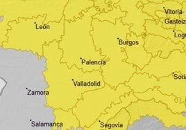Hasta siete provincias de Castilla y León en aviso amarillo este viernes