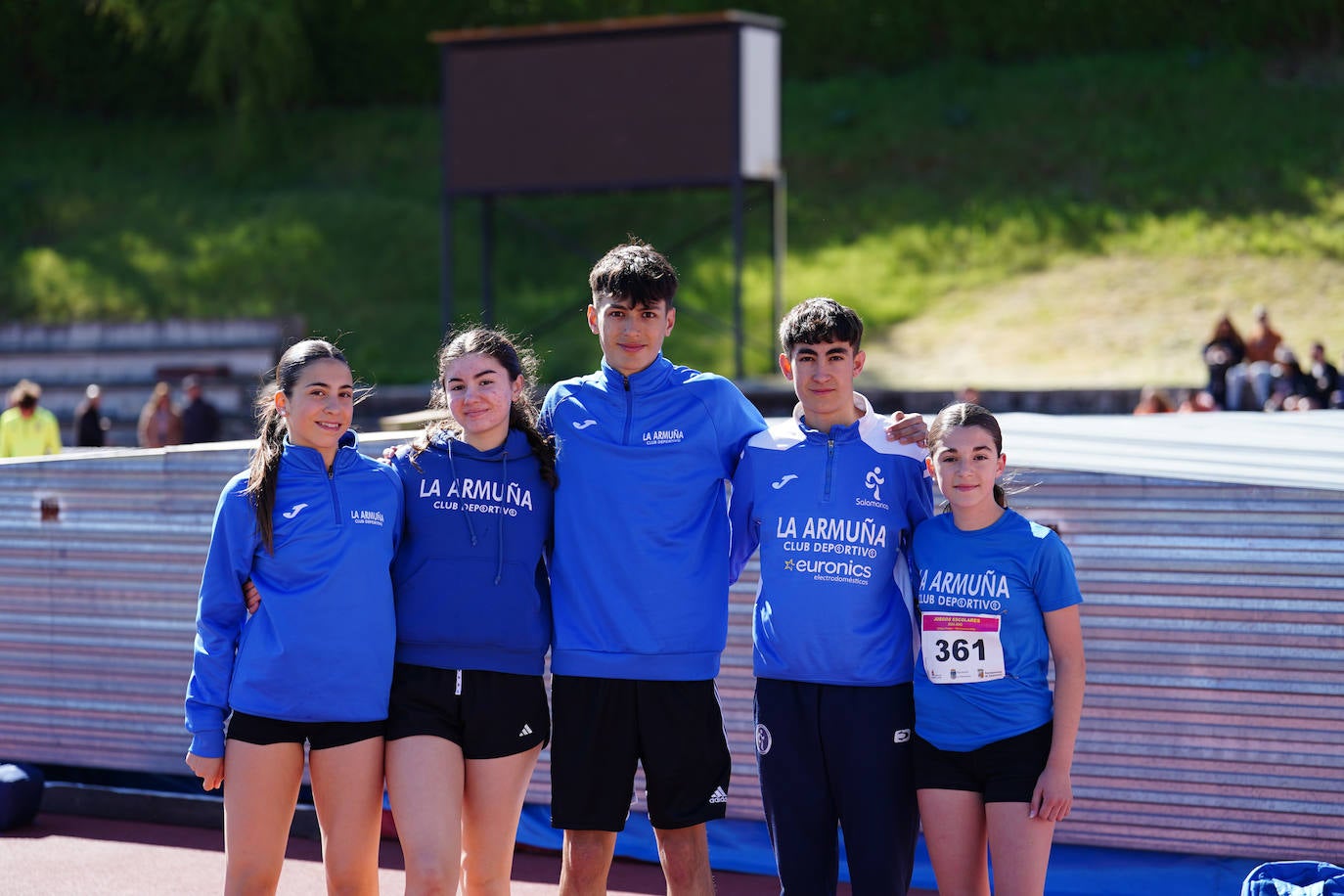 Los mejores atletas escolares de Salamanca al aire libre