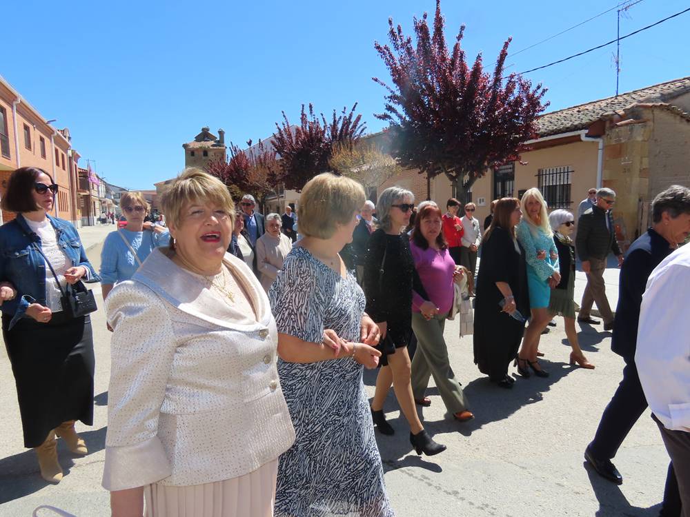 Honores a Santa Bárbara en Villoria