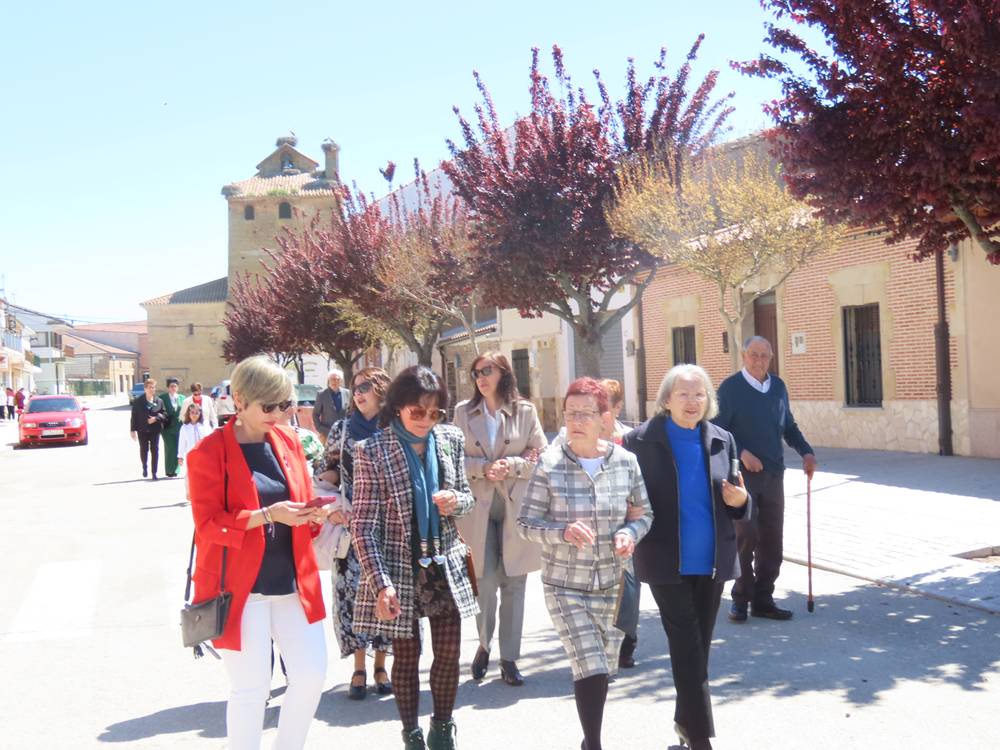 Honores a Santa Bárbara en Villoria
