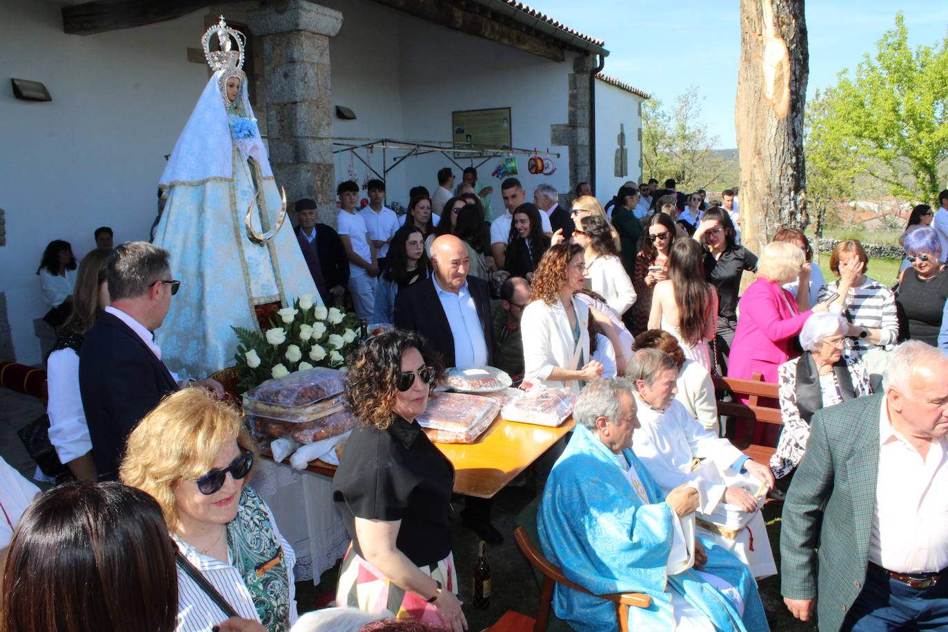 Los Santos rinde honores a la Virgen del Gozo