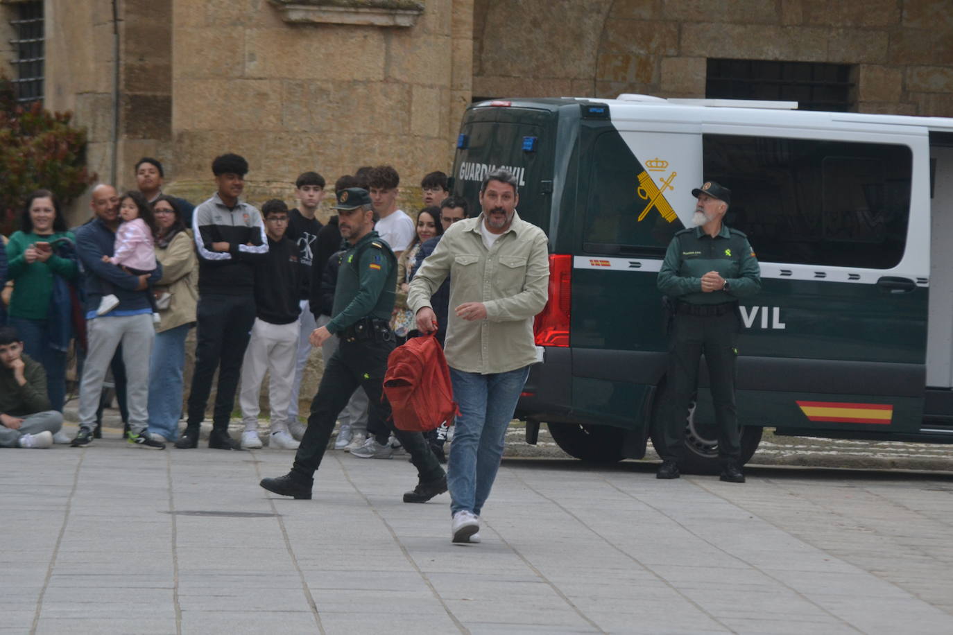 Más de mil escolares de Ciudad Rodrigo se dan cita en una exhibición de la Guardia Civil