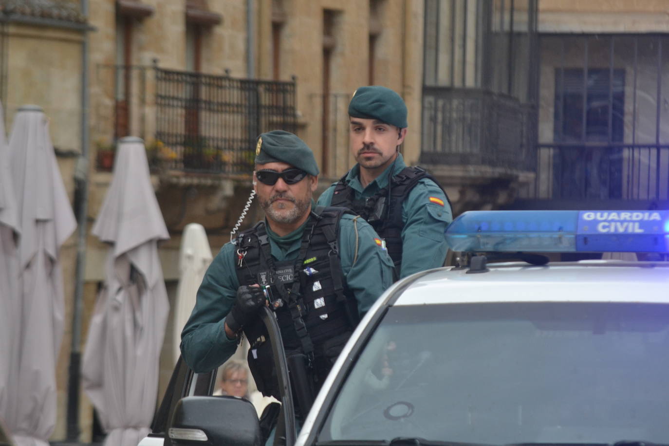 Más de mil escolares de Ciudad Rodrigo se dan cita en una exhibición de la Guardia Civil