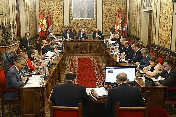Pleno de la Diputación de Salamanca.