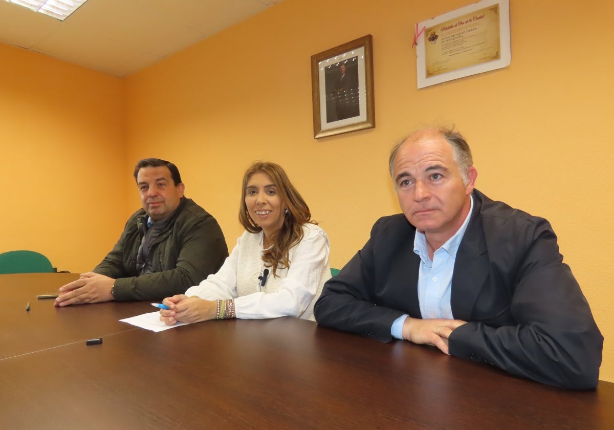 Juan Carlos Martín, Eva López y Juan Carlos Zaballos.