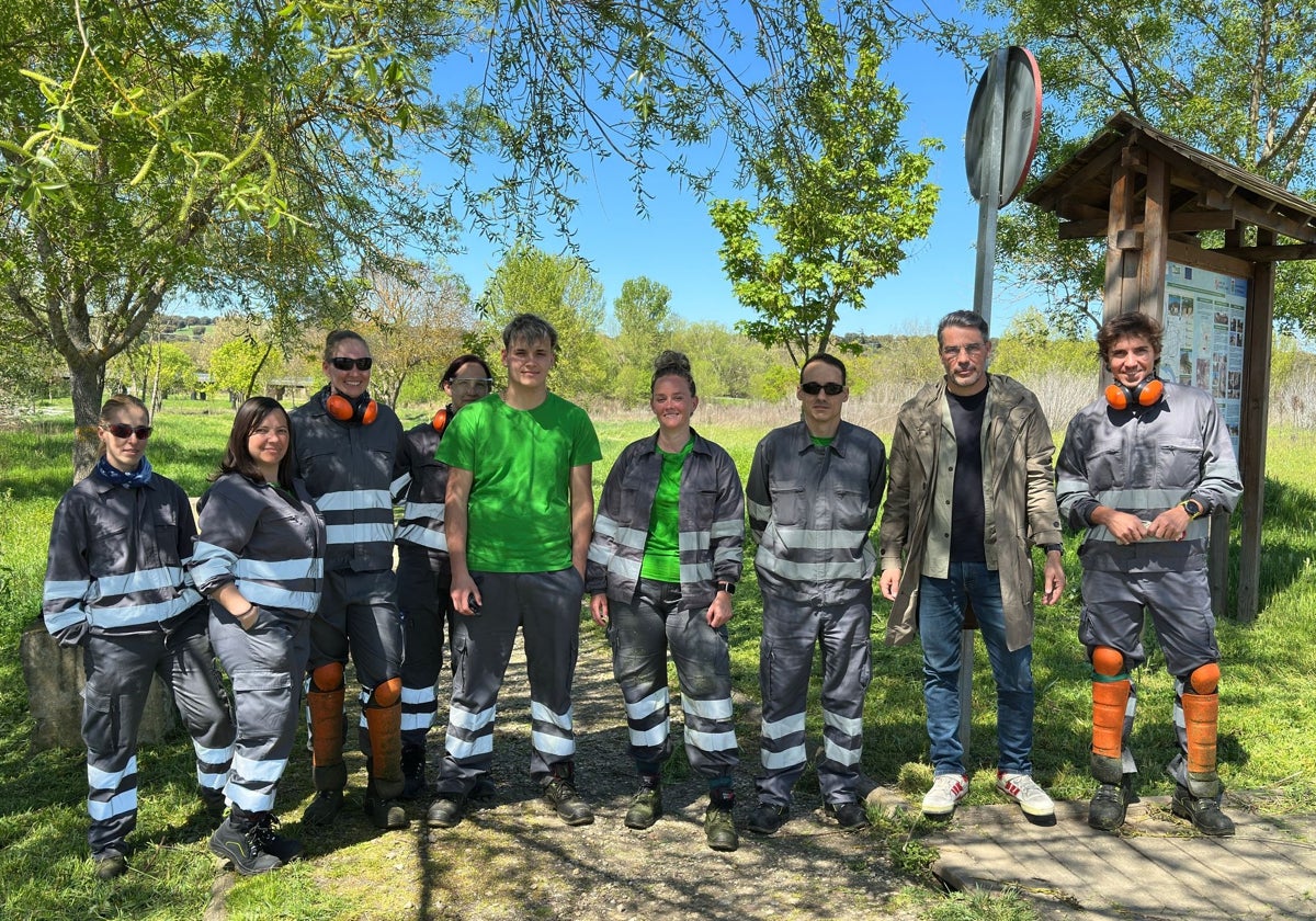 Villamayor apuesta por la mejora de los espacios verdes y zonas ajardinadas con la formación de 8 desempleados