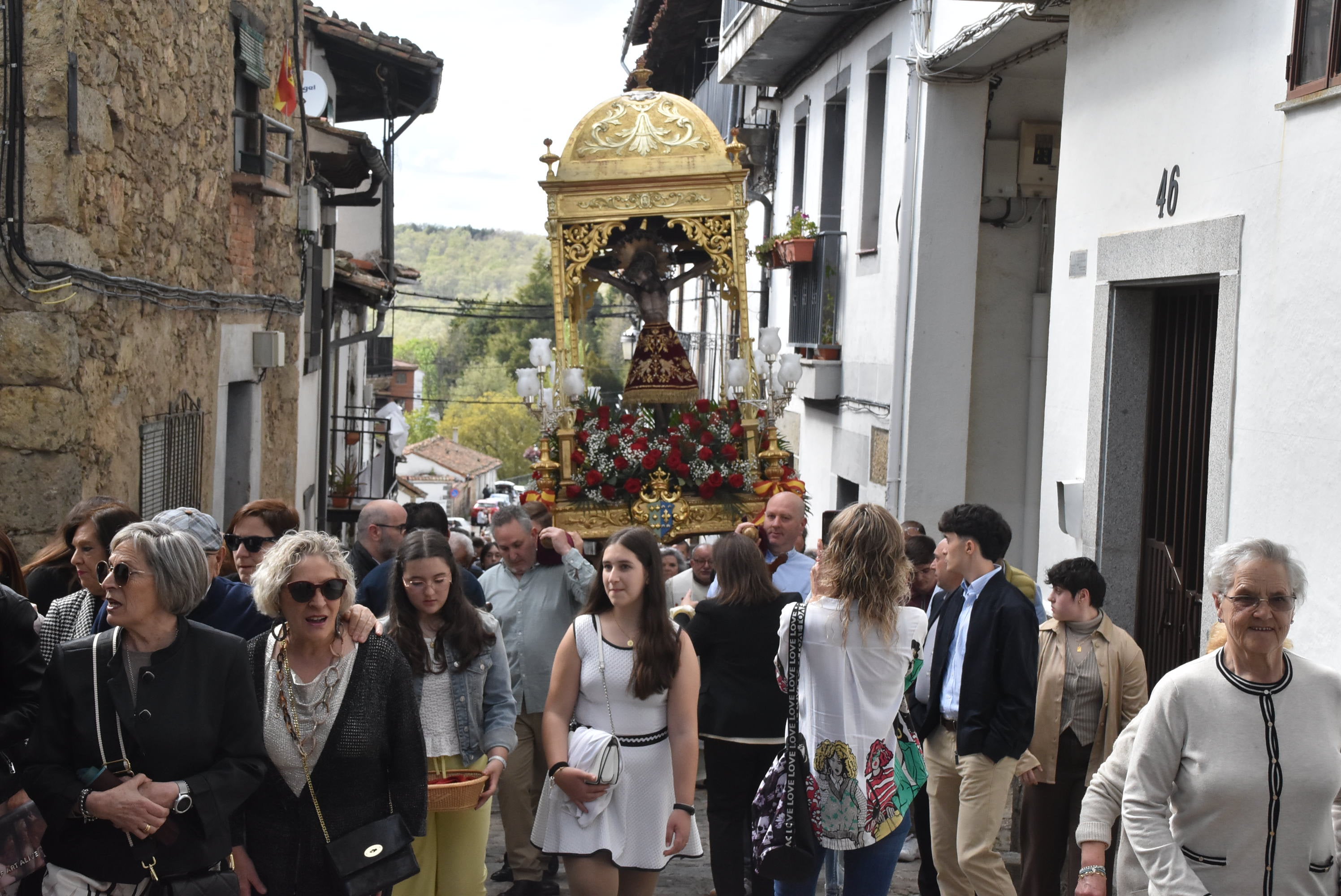 El Cristo del Refugio bendice un año más a Candelario