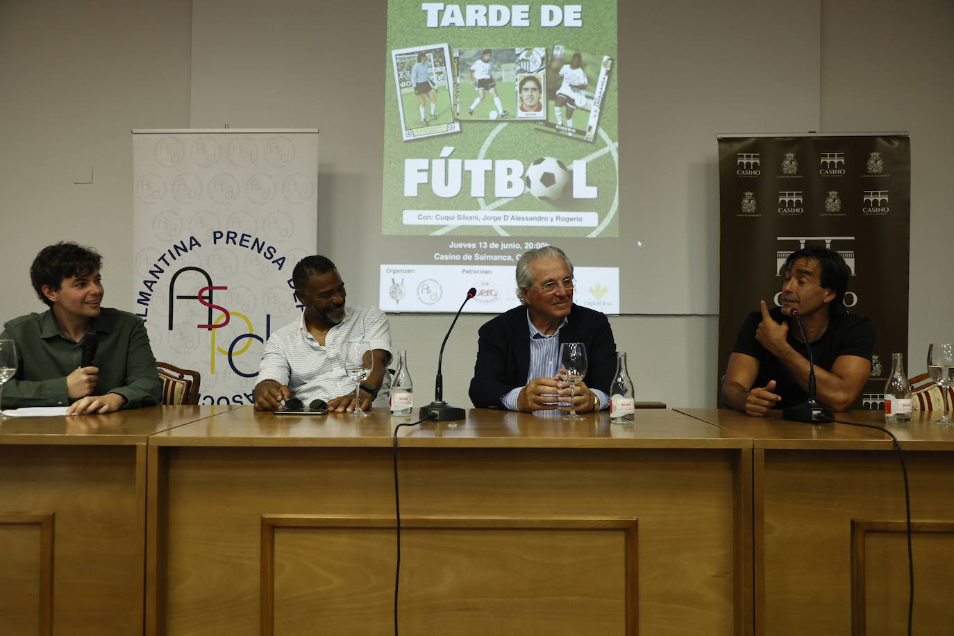 D'Alessandro, siempre dispuesto a participar en cualquier tipo de acto, aparece junto a Rogerio y Cuqui Silvani en una jornada de «Tarde de Fútbol» en el Casino de Salamanca en junio de 2024. Una de sus últimas apariciones en actos públicos en nuestra ciudad.