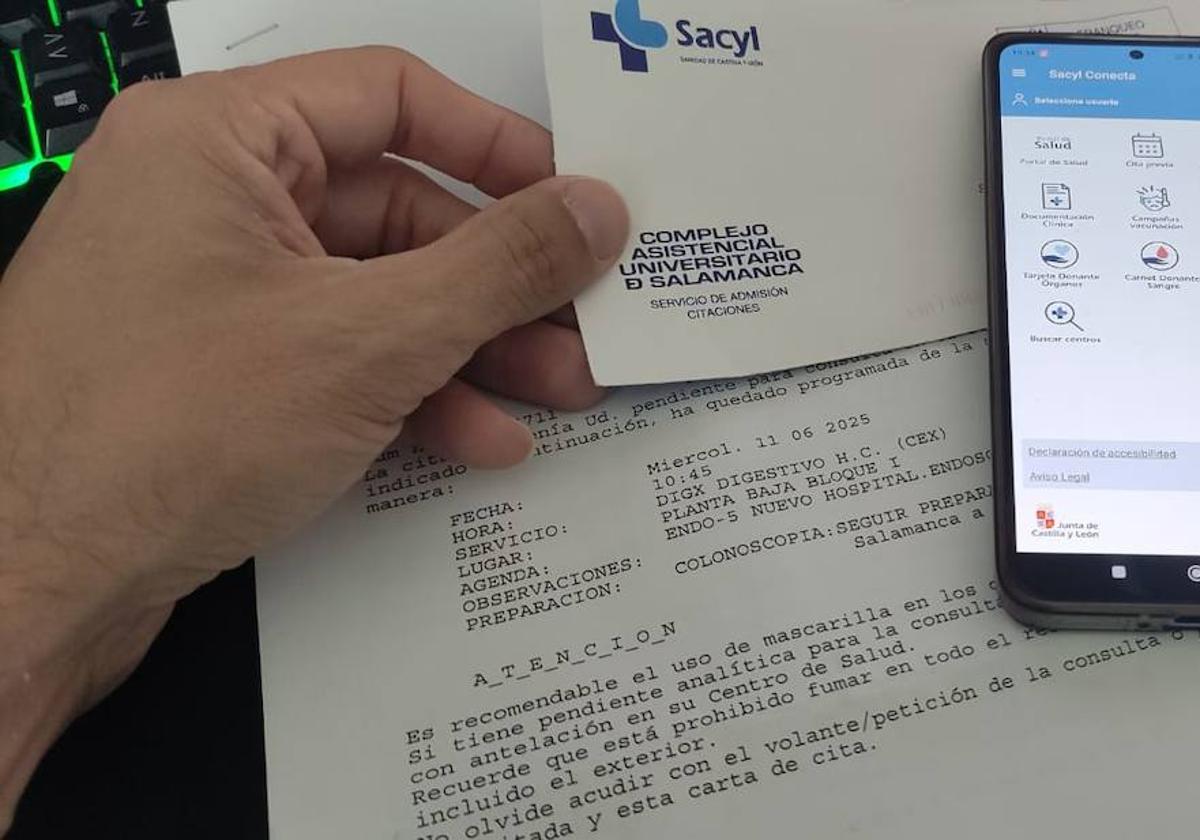 El Hospital gasta 900 euros al día en enviar cartas, a la espera de poder citar a través de la app