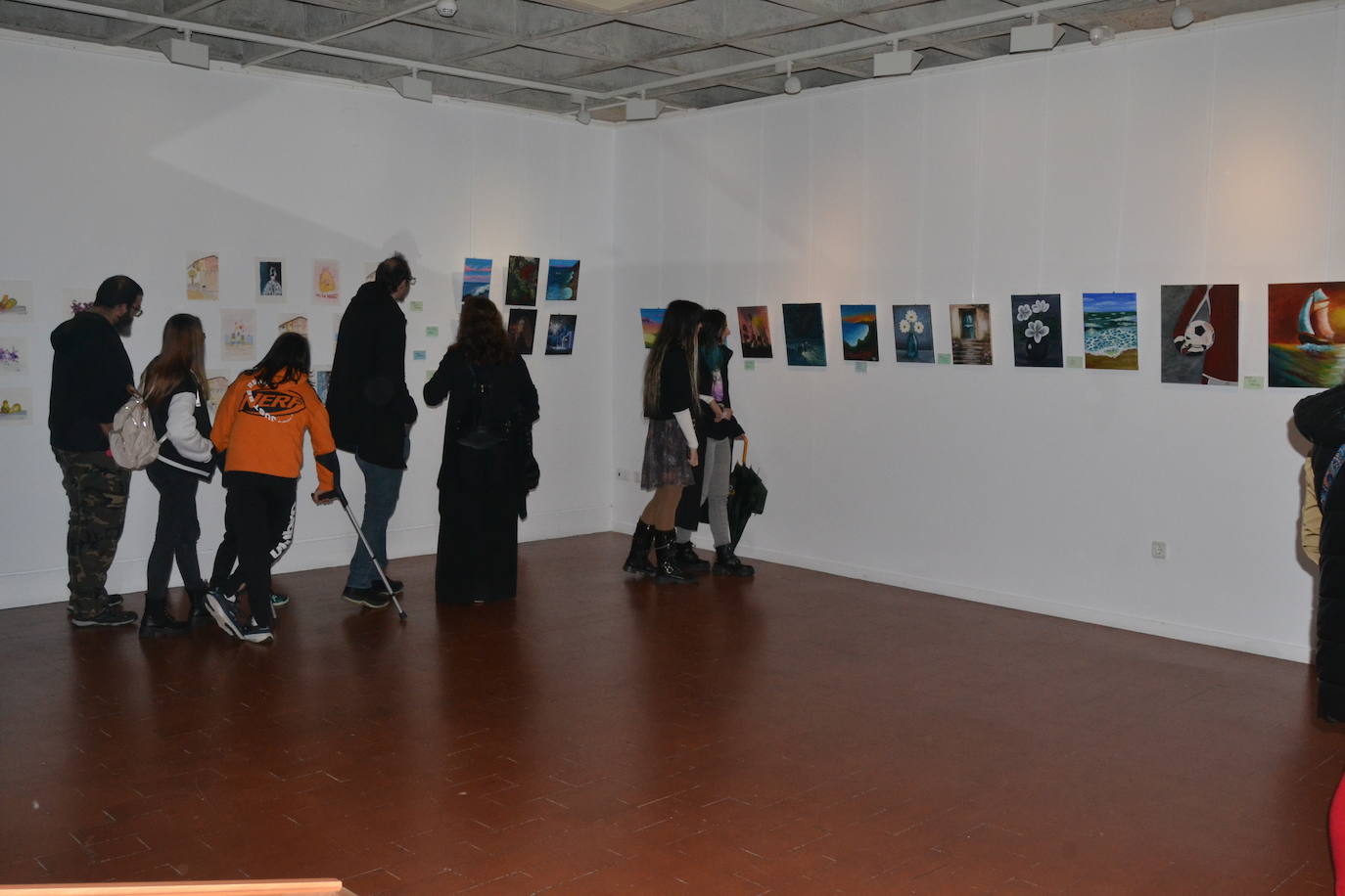 Abierta la muestra de los talleres infantiles de pintura en Ciudad Rodrigo