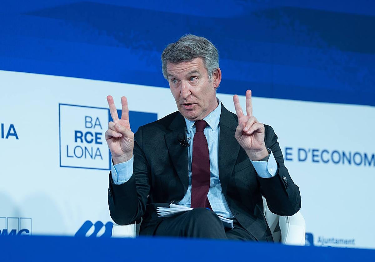 El presidente del Partido Popular, Alberto Núñez Feijóo.