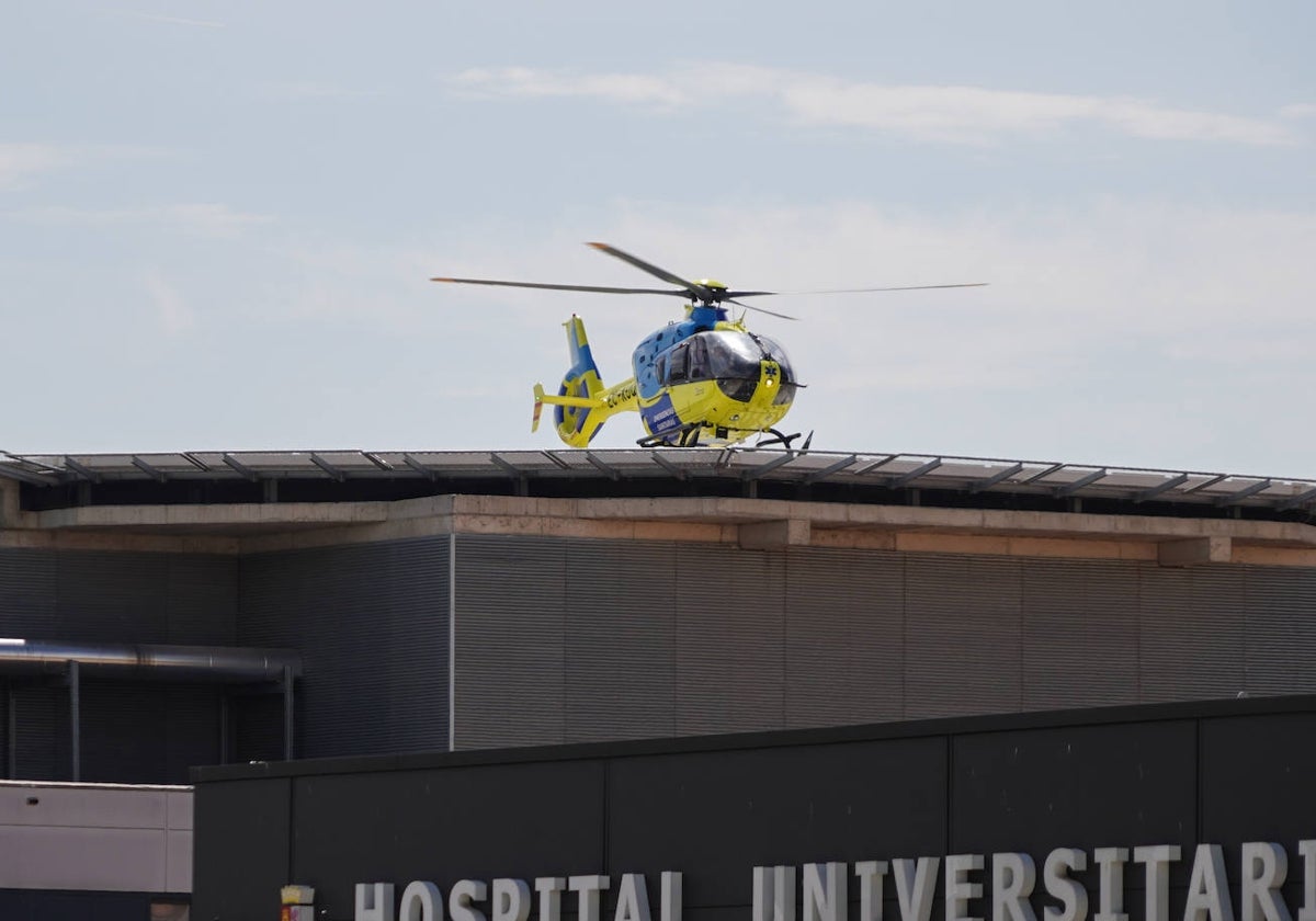 Herido un hombre al caer de unas escaleras mientras trabajaba en Agallas